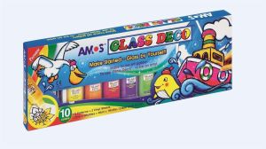 Amos Farby Witrażowe Glass Deco 10 Kolorów (237463) 1