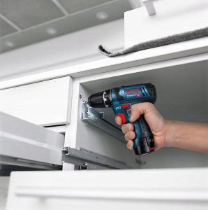 Zestaw elektronarzędzi Bosch GSR12V-15+GWS 12V-76 +2x2Ah+GAL12V-40 LB 3