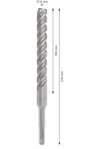 Wiertło Bosch WIERTŁO SDS PLUS-5X 17X150X210MM 1PC 2