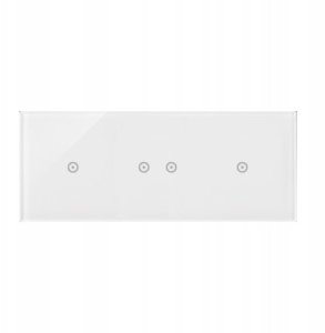 Panel dotykowy Kontakt-Simon 54 Touch DSTR3121/70 trzy moduły jedno pole dotykowe dwa pola dotykowe poziome jedno pole dotykowe biały 1
