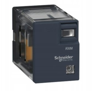 Przekaźnik Schneider Harmony RXM2LB2BD miniaturowy zelio RXM2l LED 24V DC, 5A, 2 styki C/O czarny 1