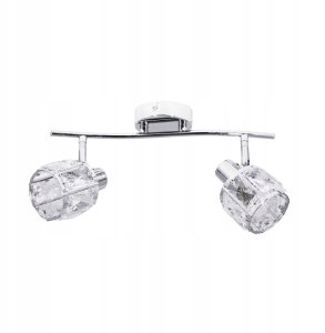 Reality Crownie 830902-06 listwa plafon lampa sufitowa spot 2x40W E14 chrom 3