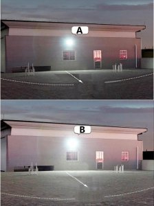 Naświetlacz ECOLIGHT2 Projektor LED Eco Light EC79887 slim 50W 4500lm 4000K IP65 czujnik ruchu czarny 5