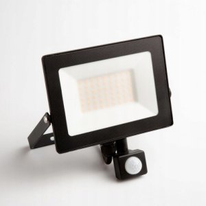 Naświetlacz ECOLIGHT2 Projektor LED Eco Light EC79887 slim 50W 4500lm 4000K IP65 czujnik ruchu czarny 10