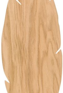Kinkiet TK Lighting Hoja Wood kinkiet lampa ścienna drewniany liść 2x6W G9 drewno (4678) 3