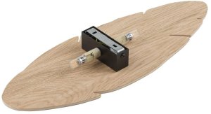 Kinkiet TK Lighting Hoja Wood kinkiet lampa ścienna drewniany liść 2x6W G9 drewno (4678) 4