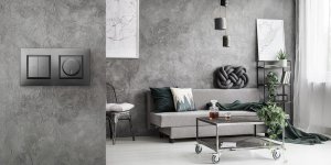 Łącznik krzyżowy podwójny czarny metalik Aria Ospel ŁP-19U/m/33 1
