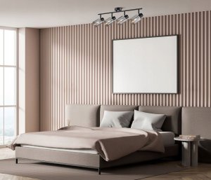 Italux Santia SPL-65342-1-BK-SG kinkiet lampa ścienna 1x40W E14 dymiony/czarny 2