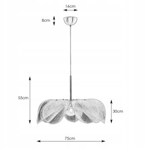 Lampa wisząca Markslojd Styrka 108661 lampa wisząca zwis 1x40W E27 antique brass 3