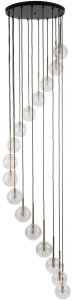 TK Lighting Aurora 10182 lampa wisząca zwis 16x8W G9 transparentna/złota 1