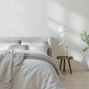 TK Lighting Maja 10204 kinkiet lampa ścienna 1x15W E27 1x8W G9 biały 2