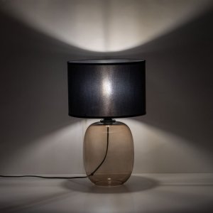 Lampa stołowa TKKRYWULT TK Lighting Melody 5988 lampa stołowa lampka 1x15W E27 czarna/bursztynowa 5