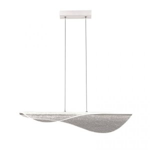 Maxlight Mantra Bianca 7766 lampa wisząca zwis 1x40W LED 3000K 2450 lm biała/transparentna 1