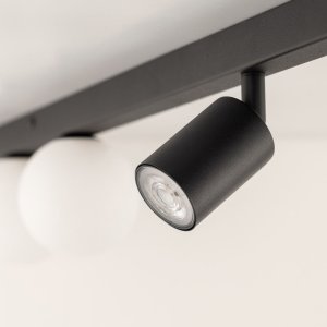 TK Lighting Vox 10002 plafon lampa sufitowa 2x10W GU10 2x6W G9 czarny/biały 1