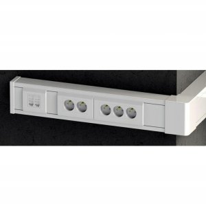 Kanał kablowy AKS Zielonka 111341 KPP 60X130 biała 2