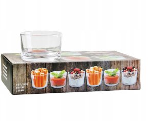 Salaterka miska Szklo Pojemnik na Deser Przekąski 3