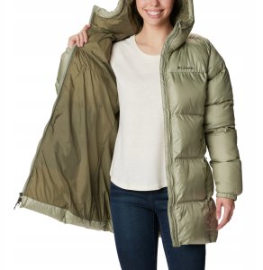 Columbia Puffect Mid Hooded Jacket 1864791348 Zielone S 2
