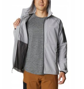 Columbia Tall Heights Hooded Softshell Jacket 1975591039 szary XL 3