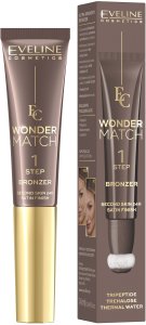 EVELINE KOLOROWKA EVELINE Wonder Match Ultrakremowy Bronzer w tubce z aplikatorem - nr 01 14 ml 3