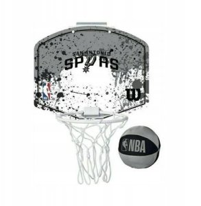 Wilson NBA Team San Antonio Spurs Mini Hoop WTBA1302SAN szary One size 1