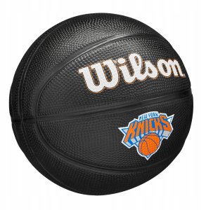 Wilson Team Tribute New York Knicks Mini Ball WZ4017610XB Czarne 3 2