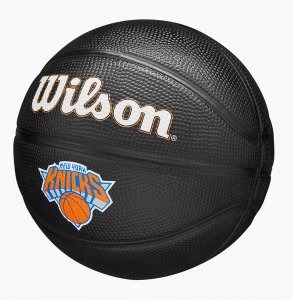 Wilson Team Tribute New York Knicks Mini Ball WZ4017610XB Czarne 3 3