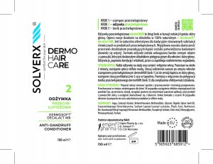 SOLVERX Dermo Hair Odżywka przeciwłupieżowa 150 ml 2