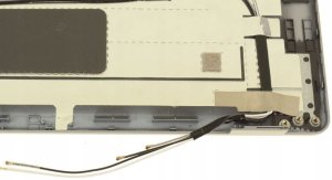 LCD back cover assembly with 4