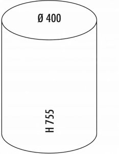 Wesco Kosz na śmieci srebrny 50l Pushboy 3
