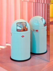 Wesco Kosz na śmieci miętowy 22l Pushboy Junior - 3