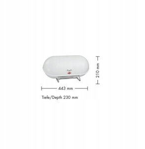 Chlebak grafitowy mat 443mm Breadboy 2