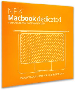 Ściereczka do MacBook Pro Air 13-14 ochronna bezpyłowa dedykowana czyszcząca ekrany laptopa 29x19.5cm NPK 10