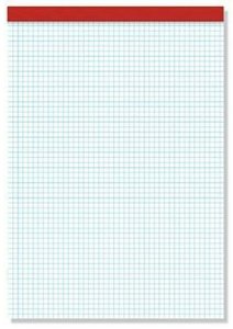 Notes z Nadrukiem Pacsa 1/8" 80 Kartki Siatka drukowana 4 mm Bez pokrywki 10 Części 1
