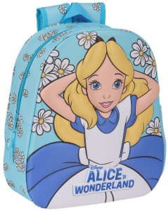 Plecak dziecięcy 3D Clsicos Disney Alice in Wonderland Błękitne niebo 27 x 33 x 10 cm 1