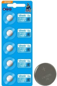 Vinnic Bateria CR1025 5 szt. 2