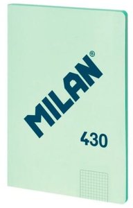 Notatnik Milan 1918 Kolor Zielony A4 Kraciasty 1