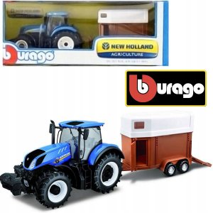 BBU 1:32 Farm tractor NH T7.315 HorseTrailer 44069 2