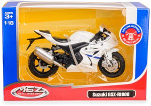 Model MSZ 1:18 Suzuki GSX-R1000 biały 33167 4