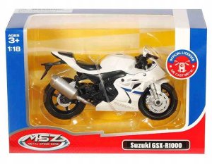 Model MSZ 1:18 Suzuki GSX-R1000 biały 33167 9
