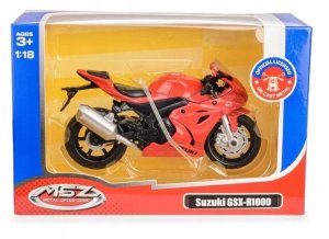 Daffi Model MSZ 1:18 Suzuki GSX-R1000 czerwony 33174 6