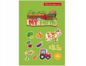 Książeczka z naklejk.Farma 22724 1