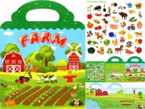 Książeczka z naklejkami Farma 22694 2