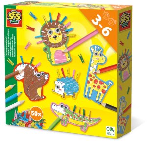 *****SES Zwierzątka kolor/ozdab.spinaczami 14631 1