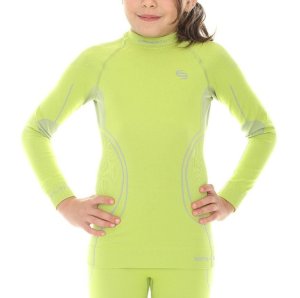 Brubeck LS11450 Bluza dziewczęca Thermo limonka 92 - 98 cm 1