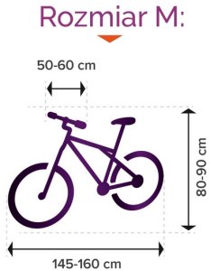 Pokrowiec na rower Carpassion Bike Pure M Uniwersalny 5