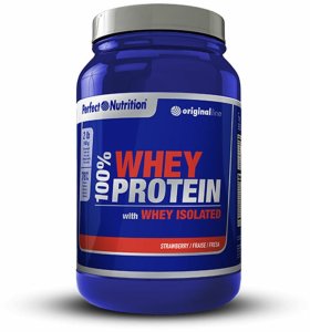 Suplement diety Perfect Nutrition Białko Serwatkowe Truskawka 908 g 1