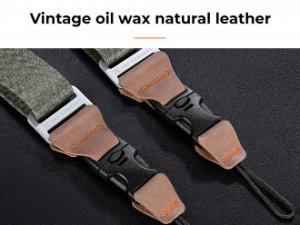 Pasek do aparatu K&F Concept Alpha Strap - zielony vintage 6