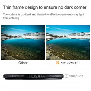 Filtr polaryzacyjny kołowy K&F Concept Nano-C HMC CPL - 52 mm 8