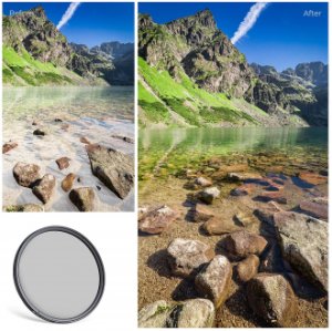 Filtr polaryzacyjny kołowy K&F Concept Nano-C HMC CPL - 62 mm 6