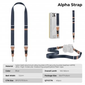 Pasek do aparatu K&F Concept Alpha Strap - ciemnoszary 14